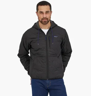 Куртка мужская Patagonia Diamond Quilted Bomber Hoody Black BLK27610