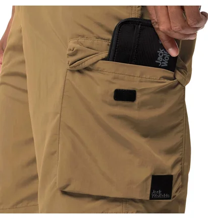 Шорти чоловічі Jack Wolfskin Kalahari Cargo Brown 1508381-5335