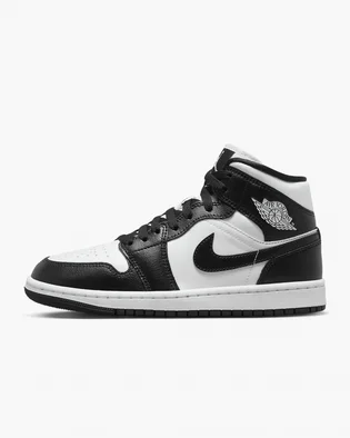 Кроссовки женские Air Jordan Air 1 Mid Shoes White/Black DV0991-101