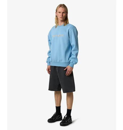 Світшот чоловічий Carhartt WIP Carhartt Light Blue I030546.2QKXX