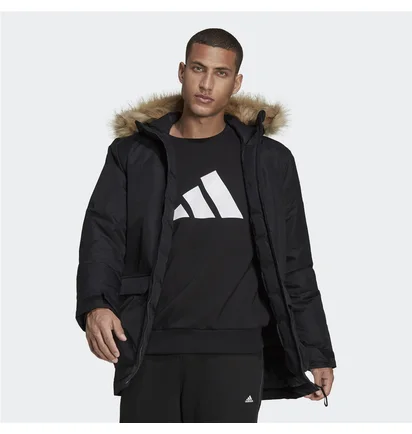 Парка чоловіча Adidas Utilitas Hooded Parka Black GT1699