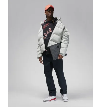 Пуховик чоловічий Air Jordan Flight Heritage White FN6346-034