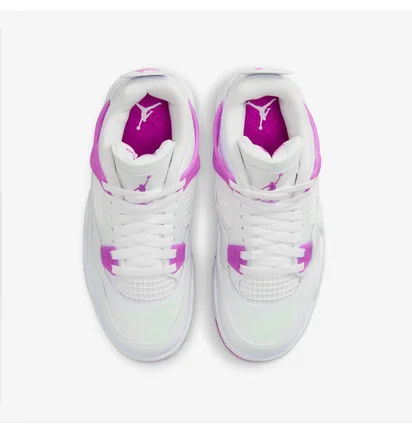 Кроссовки детские Air Jordan 4 Retro Hyper Violet White FQ1314-151