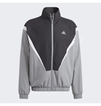 Спортивный костюм мужской Adidas Sportswear Woven Non-Hooded Track Suit Grey/Black IJ6072