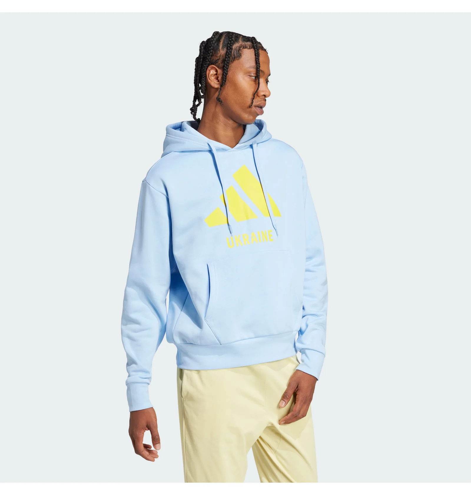 ᐉ Худи унисекс Adidas Ukraine Sportswear Light Blue JN3934