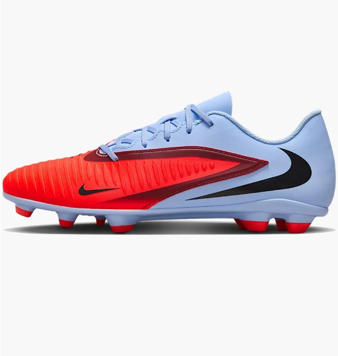 Бутсы унисекс Nike Phantom 6 Low Club Fg/Mg Red/Blue HM8933-400