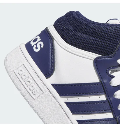 Кроссовки детские Adidas Hoops 3.0 Mid White/Blue IG3717