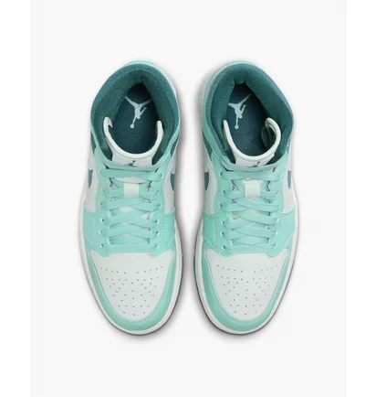 Кроссовки женские Air Jordan Air 1 Mid Se Shoes Turquoise/White DZ3745-300