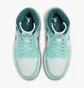 Кроссовки женские Air Jordan Air 1 Mid Se Shoes Turquoise/White DZ3745-300