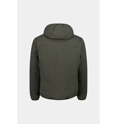 Куртка мужская CMP Reverse Jacket Fix Hood Twill Green 34K0137-F905