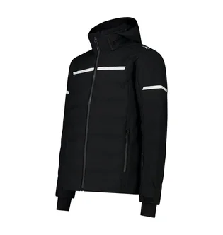 Куртка мужская CMP Zip Hood Stretch Polyes Black 34W4697-U901