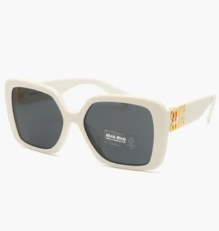 Сонцезахисні окуляри жіночі MIU MIU Grey/White 10YS-1425S0-56