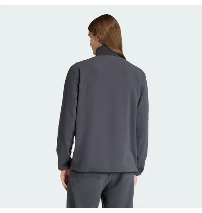 Кофта мужская Adidas Regular Polar Fleece Quarter-Zip Grey JX8191