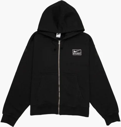 Толстовка унисекс Nike Nrg Stussy Fz Wshd Flchdy Black FJ9175-010