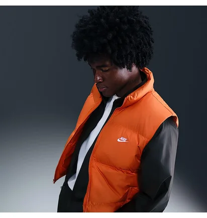 Жилетка мужская Nike Club Puffer Orange IB2977-893