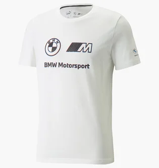 Футболка чоловіча Puma Bmw M Motorsport Logo Tee White 533398-02