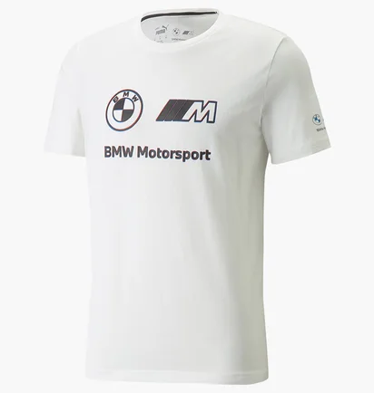 Футболка чоловіча Puma Bmw M Motorsport Logo Tee White 533398-02