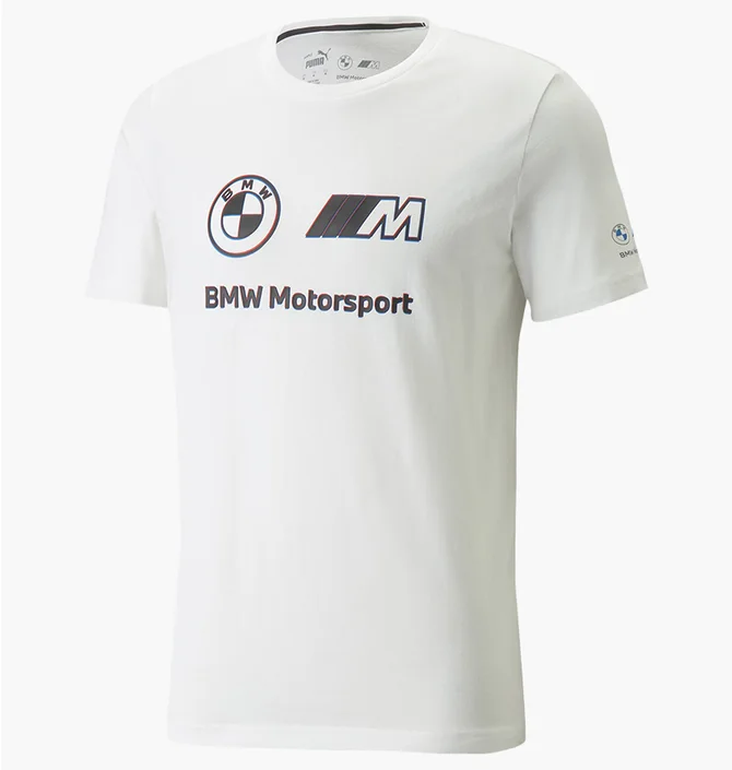 Футболка чоловіча Puma Bmw M Motorsport Logo Tee White 533398-02