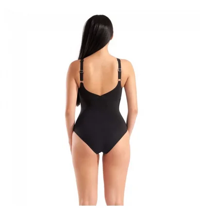 Купальник женский Arena Isabella Swimsuit Wing Back C Black/Blue 010814-570