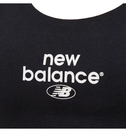 Топ женский New Balance Essentials Reimagined Bra Black WB31500BK