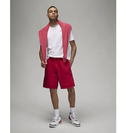 Шорты мужские Air Jordan Flight Fleece Red DQ7472-619