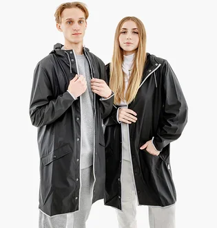 Пальто унісекс Rains Jackets Black 1202-BLACKREFLECTIVE