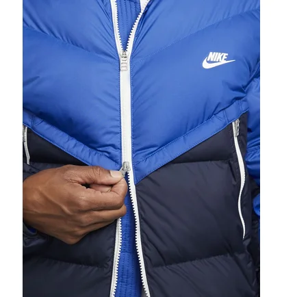 Пуховик чоловічий Nike M Nk Sf Wr Pl-Fld Hd Jkt Blue Dr9605-480