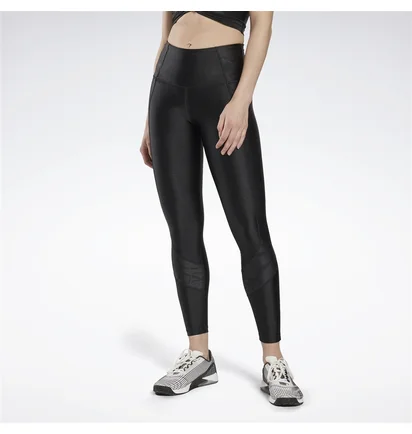 Лосины женские Reebok Pose Scribble Black Hd0934