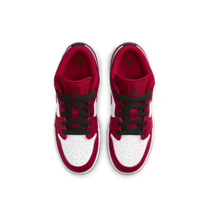 Кросівки дитячі Air Jordan 1 Low White/Red 553560-163