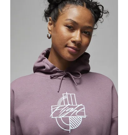 Худи женское Air Jordan Brooklyn Fleece Graphic Hoodie Violet FD7154-508
