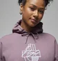 Худи женское Air Jordan Brooklyn Fleece Graphic Hoodie Violet FD7154-508