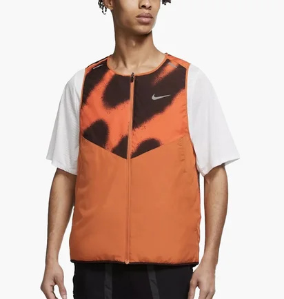Жилетка мужская Nike Therma Fir Repel Wild Run Vest Orange DD6207-816