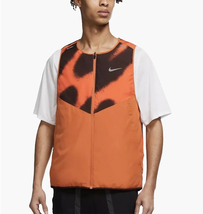 Жилетка мужская Nike Therma Fir Repel Wild Run Vest Orange DD6207-816