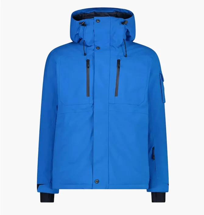 Куртка мужская CMP Fix Hood Mechanical Str Blue 34W3917-L822