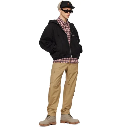 Толстовка унисекс Stussy Work Jacket Unlined Canvas Black 115757-0001