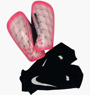 Щитки унісекс Nike Merc Lite Black/Pink DN3611-675