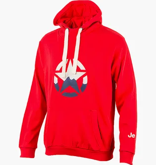 Худі чоловіче Jeep Hooded Sweatshirt Star Red O102568-R700