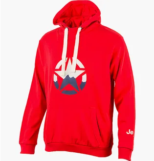 Худи мужское Jeep Hooded Sweatshirt Star Red O102568-R700
