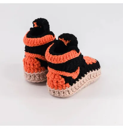 Пинетки детские Baby Sneakers Aj Orange Juice Orange BS-AJ1-ORANGE