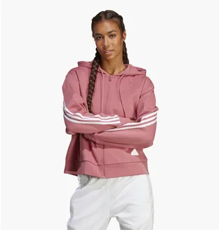 Толстовка жіноча Adidas Future Icons 3-Stripes Full-Zip Hoodie Pink IB8513