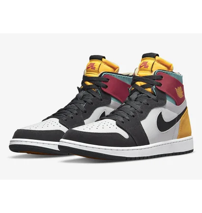 Кроссовки мужские Air Jordan 1 Zoom Air Cmft White/Black Ct0978-016