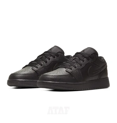 Кроссовки детские Nike Air Jordan 1 Gs Low Triple Black 553560-091
