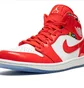 Кросівки чоловічі Air Jordan 1 Mid Se White/Red DC7294-600