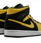 Кроссовки унисекс Air Jordan 1 Mid Black/Yellow 554724-071