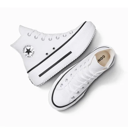 Кеды женские Converse Chuck Taylor All Star Lift Double Stack White A12976C