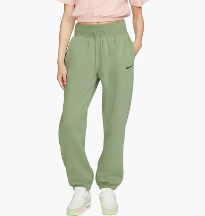 Штаны женские Nike Sportswear Phoenix Fleece Oversized High-Waist Jogger Pants Green DQ5887-386