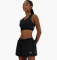 Топ женский New Balance Sleek Medium Support Pocket Sports Bra Black WB41046BK
