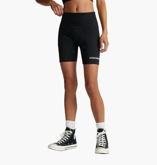 Шорты женские Converse Wordmark Bike Short Black 10024539-001