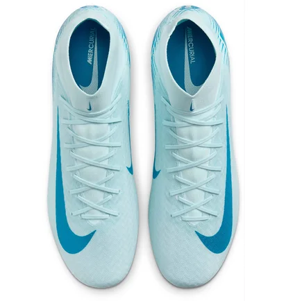 Бутсы унисекс Nike Zm Superfly 10 Acad Fg/Mg Light Blue FQ1456-400
