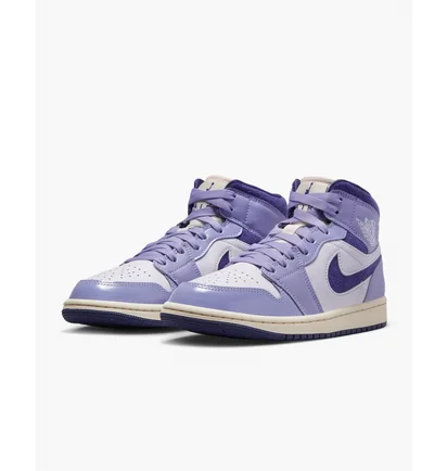 Кроссовки женские Air Jordan 1 Mid Se WomenS Shoes Violet/Pink DZ3745-500